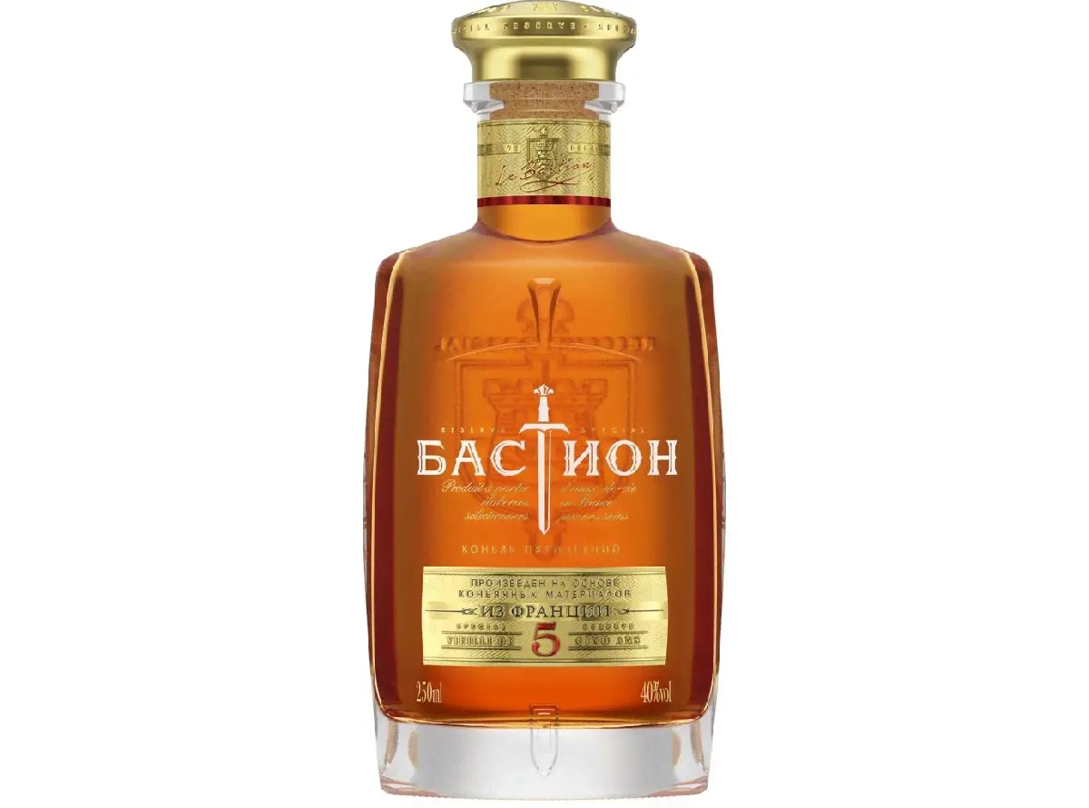 Коньяк 5-летний "Бастион" 0,5л 40%